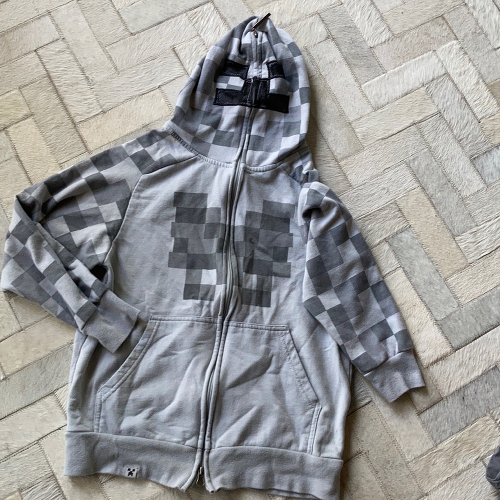 Minecraft skeleton sweatshirt